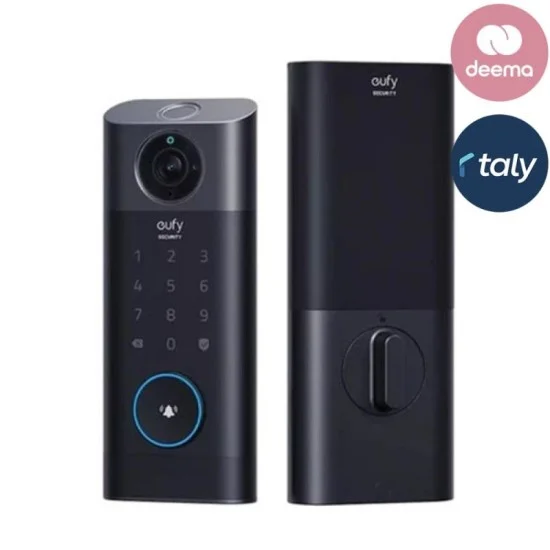 Eufy Video Smart Lock FingerPrint & Wi-Fi - Black